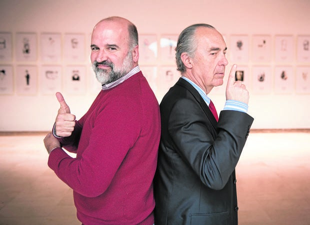 José Manuel Lucía Megías y Luis Alberto de Cuenca