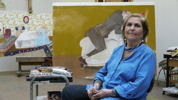 Paula Rego, en su estudio londinense