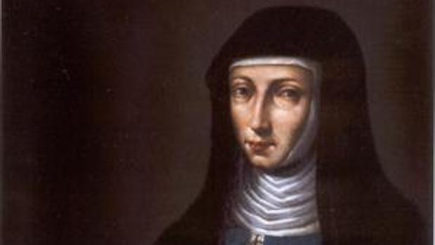 Retrato de sor María Jesús de Ágreda del siglo XVII