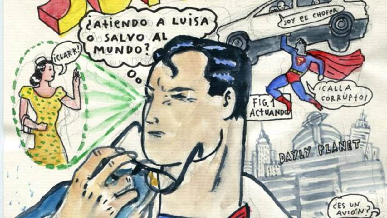 El arte español dibuja a Superman en su 80 cumpleaños