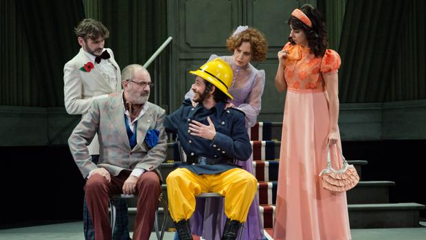 Una escena de «La cantante calva»