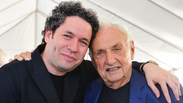 Gustavo Dudamel y Frank Gehry