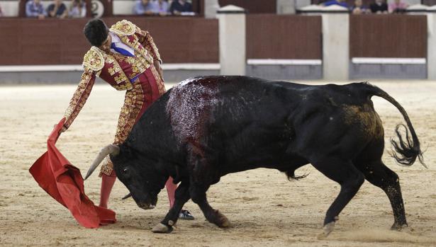 Francisco de Manuel, en un derechazo