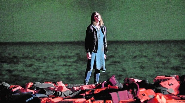Annet Fritsch, en una escena de «Idomeneo»