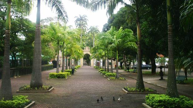 Entrada a la Quinta de Boa Vista, en el zoológico de Río de Janeiro