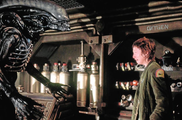 Veronica Cartwright (Lambert) y su mal encuentro con la criatura