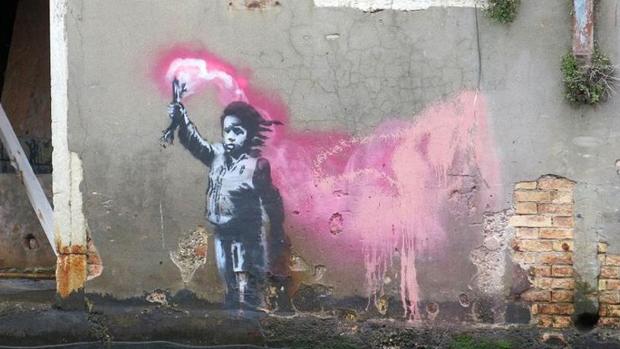 El supuesto Banksy aparecido en Venecia