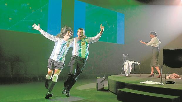 Ernesto Alterio y Juan Vinuesa, en «Shock (El Cóndor y el Puma)»