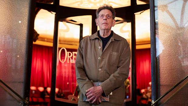 Philip Glass, fotografiado en Barcelona