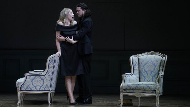 Malin Byström (Condesa Madeleine), André Schuen (Olivier), en «Capriccio»
