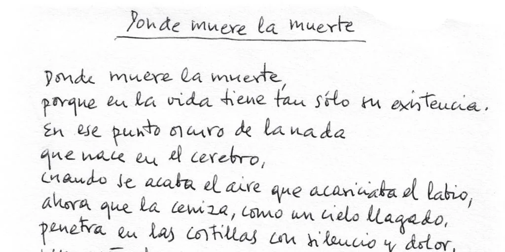 Explosivos Conquistador triatlón Dos poemas inéditos de Francisco Brines: «Donde muere la muerte» y «El  testigo»