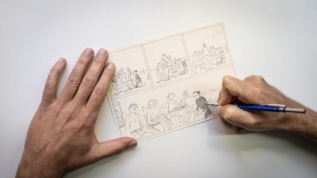 Así trabaja Paco Roca en su estudio