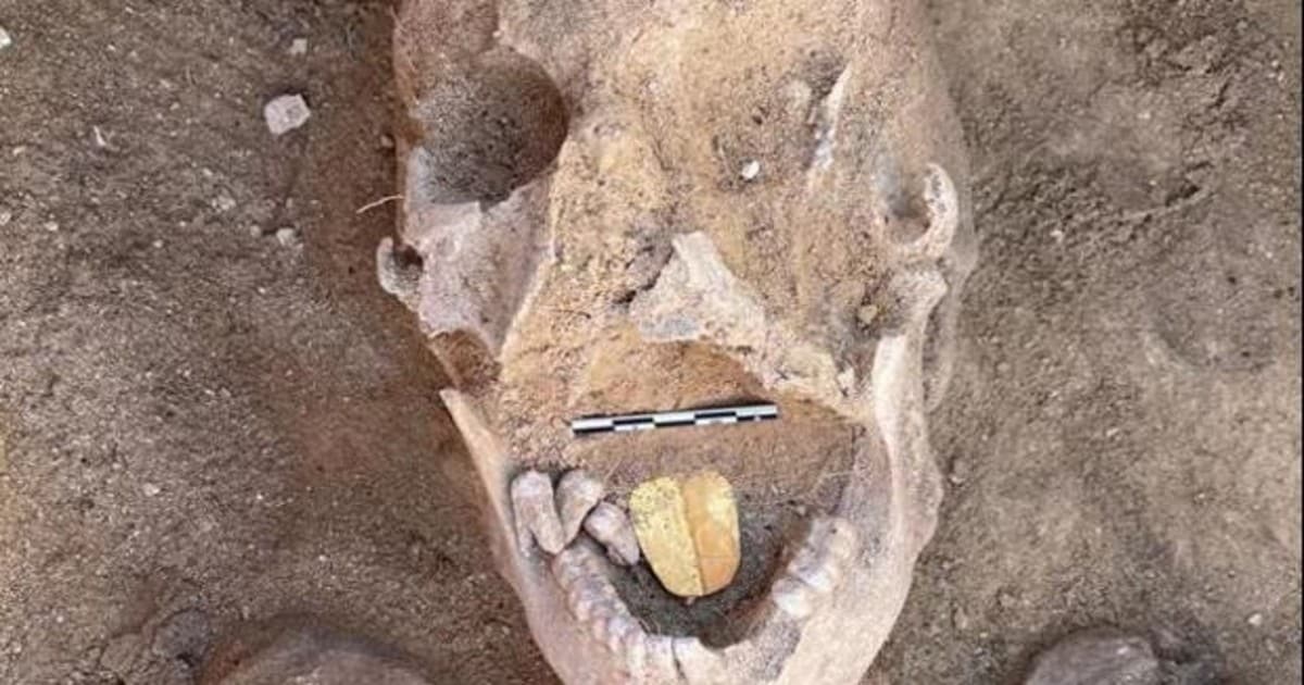 perdón Atar erupción Encuentran una momia con la lengua de oro en Egipto
