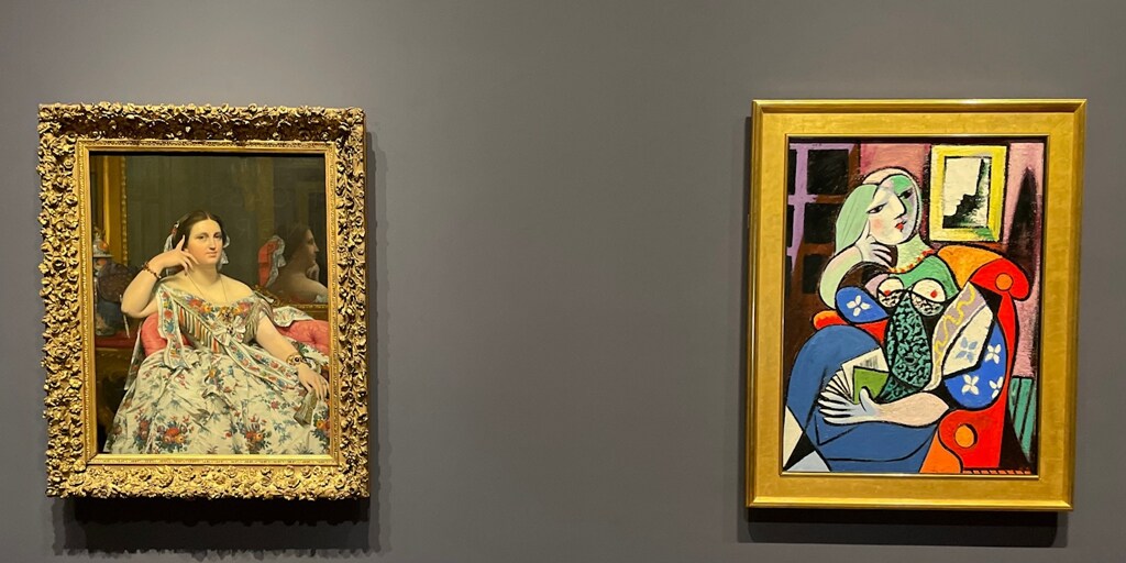 Picasso E Ingres Dialogan A Través De Dos Cuadros En Una Particular Exposición En La National 3376