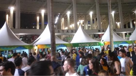 Así están a esta hora los exteriores de Maracaná