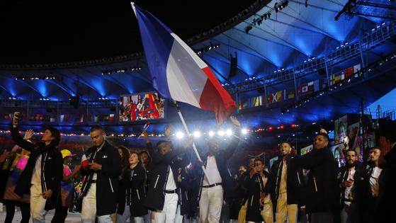 Así ha desfilado la delegación francesa