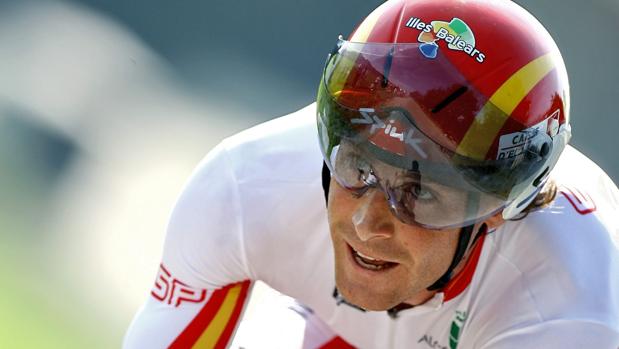 Iván Gutiérrez, en el Mundial contrarreloj de 2006