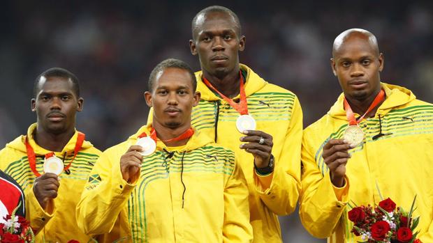 El equipo jamaicano de relevos