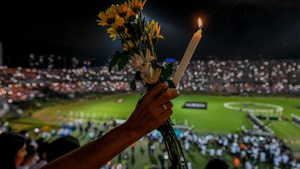 Imagen del homenaje a las víctimas el 30 de noviembre de 2016