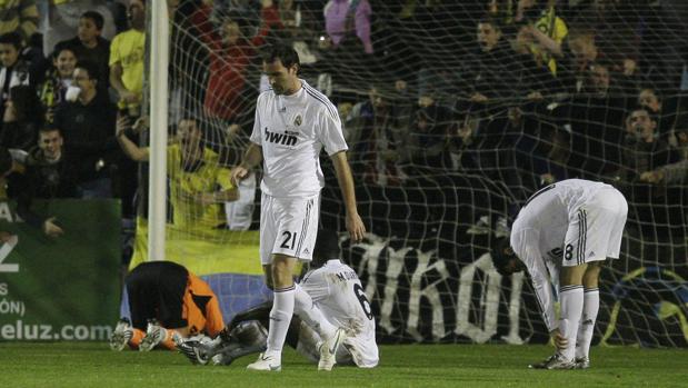 Cristoph Metzelder durante el partido que acabó 4-0 a favor del Alcorcón