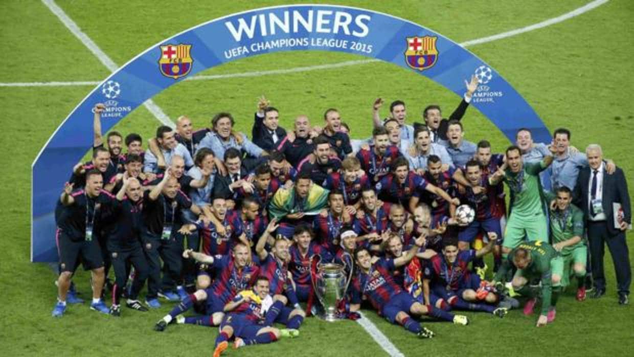 cinco Champions League del Barcelona