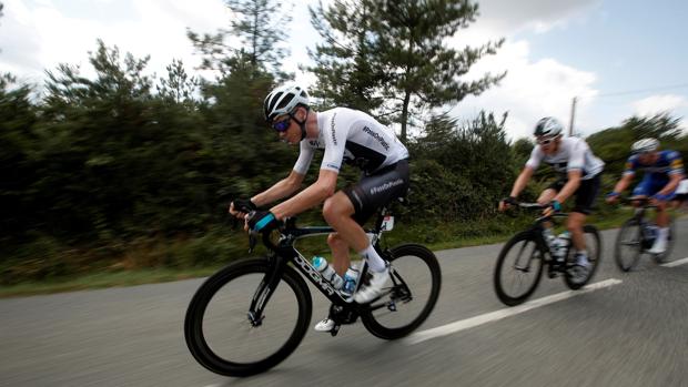 Froome (Sky) durante la cuarta etapa del Tour de Francia