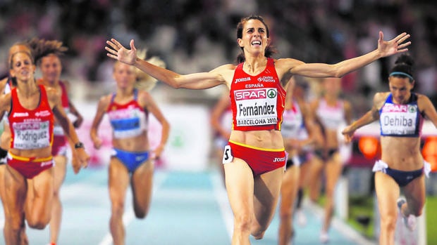 Nuria Fernández logra el oro europeo en 1.500 en Barcelona (2010)