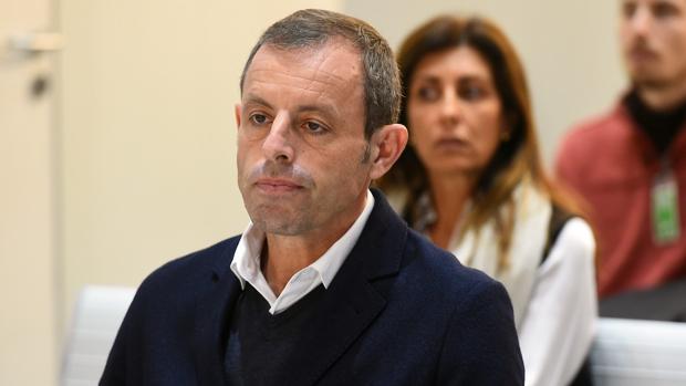 Sandro Rosell en la Audiencia Nacional hoy