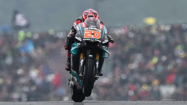 Fabio Quartararo, durante la jornada de clasificación del GP de Francia