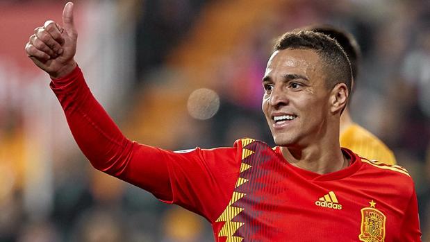 Rodrigo Moreno, con la camiseta de la selección