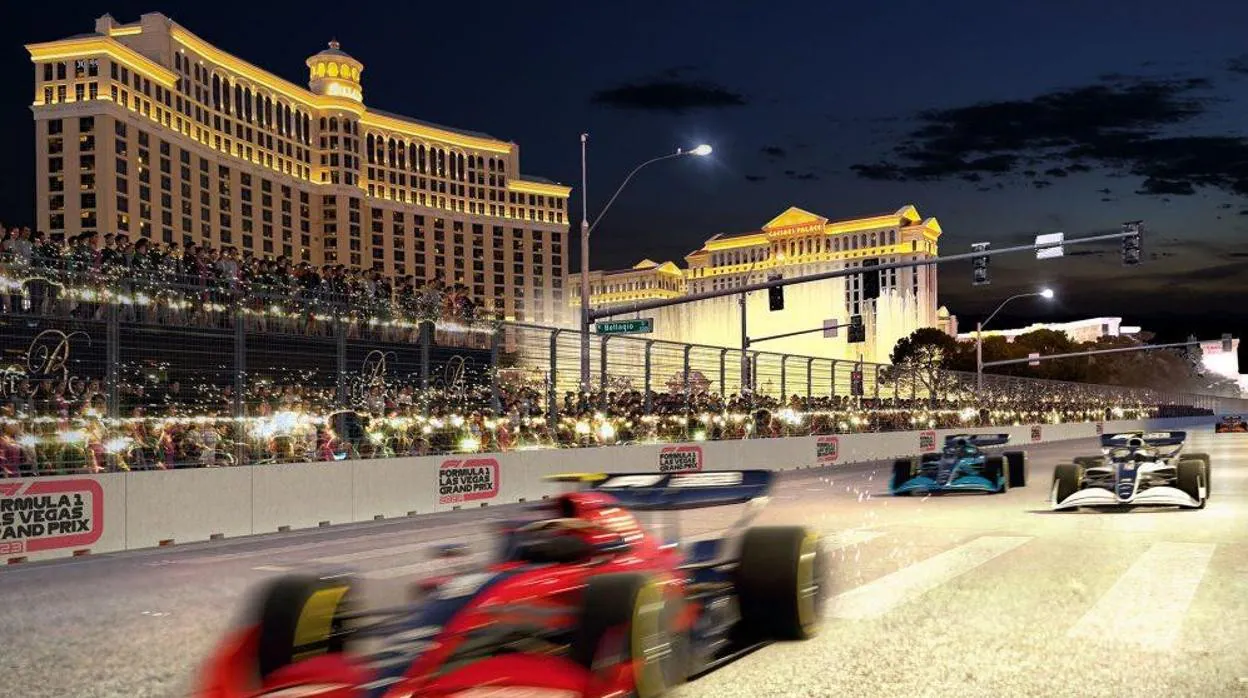 Así será el espectacular circuito de Las Vegas