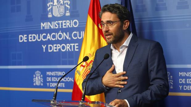 El ya exministro de Cultura y Deporte, Màxim Huerta