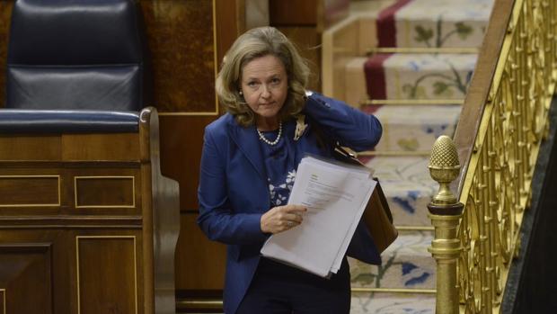 Nadia Calviño, en una imagen captada en el Congreso de los Diputados