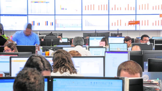 Una imagen de la sede de Ría Money Transfer en Madrid