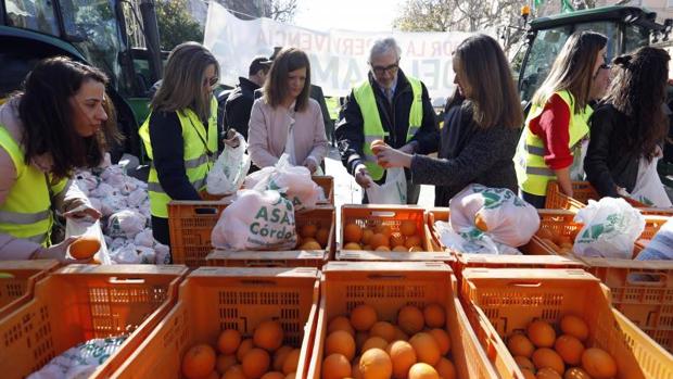 Protesta de Asaja hace unos días en Córdoba