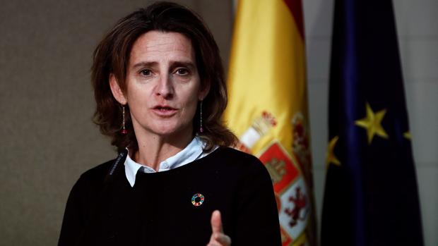 La ministra de Transición Ecológica, Teresa Ribera, la semana pasada