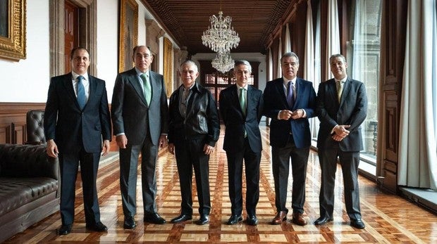 Reunión producida este miércoles entre Sánchez Galán y representantes del gobierno mexicano