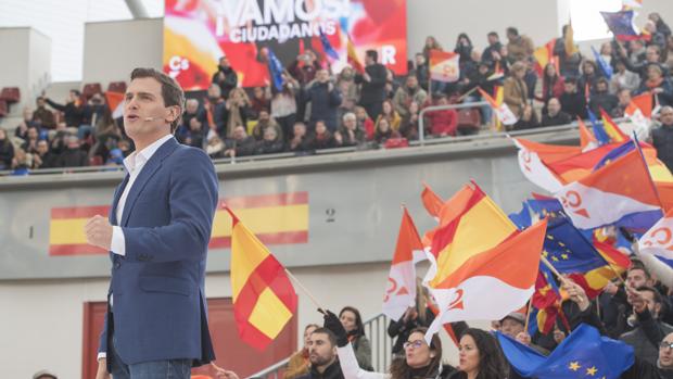 Mitin de Albert Rivera (Ciudadanos) en Madrid