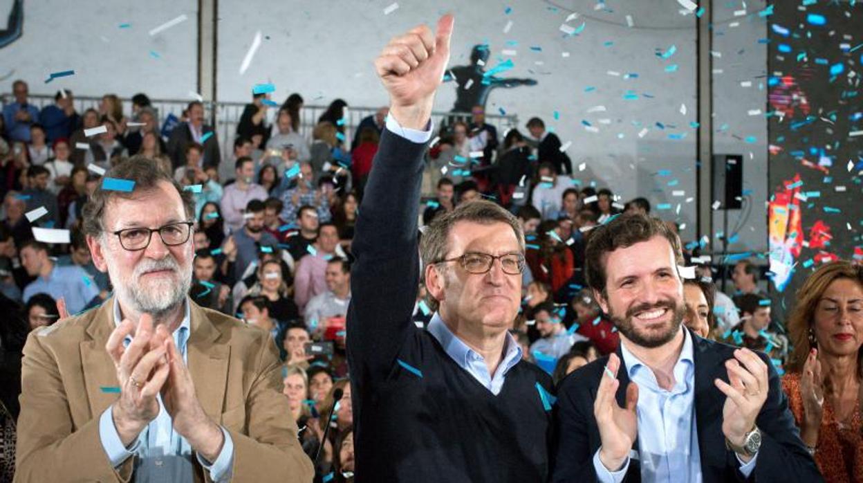 Feijóo reunirá a Casado y Rajoy este sábado en su primer gran acto de ...