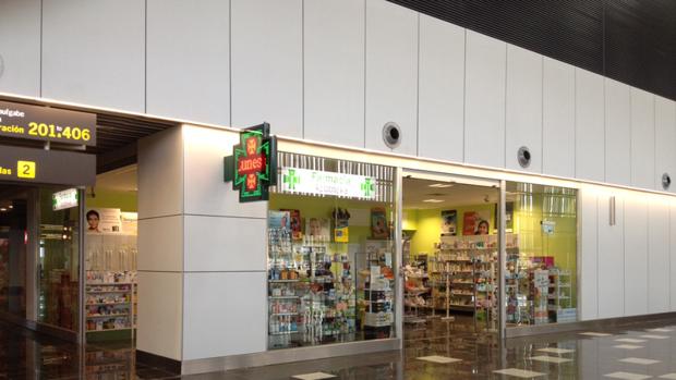 Farmacia en un aeropuerto canario