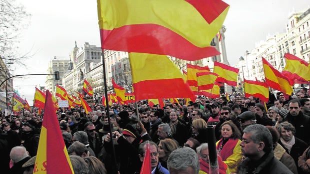 Manifestación ayer en Madrid