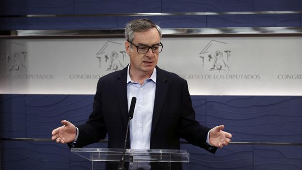 José Manuel Villegas, ayer en el Congreso de los Diputados