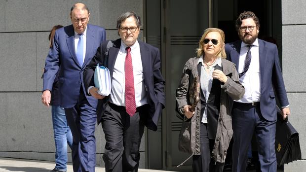 Francisco Marhuenda, director de «La Razón», en la Audiencia Nacional