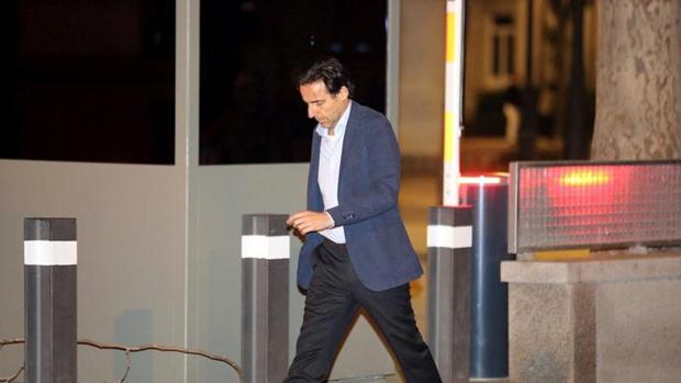 El consejero de OHL Javier López Madrid a su salida el pasado sábado de declarar en la Audiencia Nacional