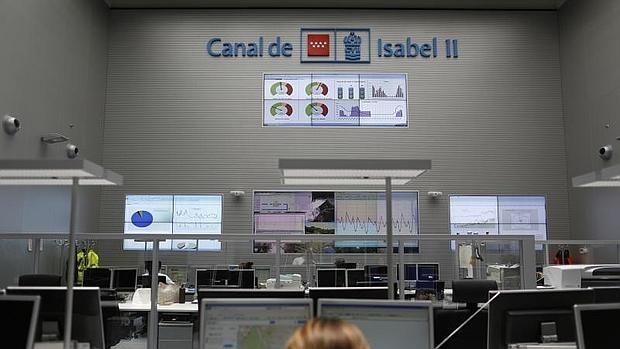 El interior de una de las instalaciones del Canal en Madrid