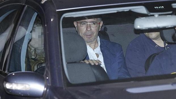 Granados, en el momento de su detención