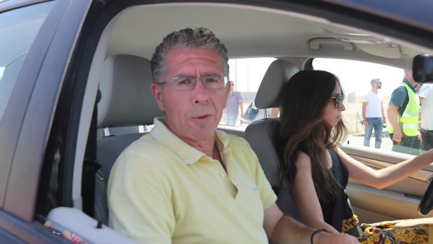 Imagen de la salida de Francisco Granados de la prision de Estremera, donde cumplía prisión provisional