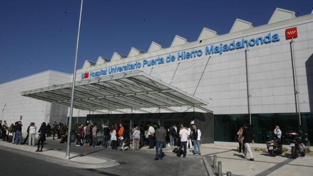 El acceso principal del Hospital Universitario de Puerta de Hierro, en Majadahonda