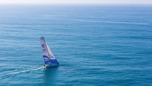 Los VO65 en acción, durante la preparación para la Volvo Ocean Race