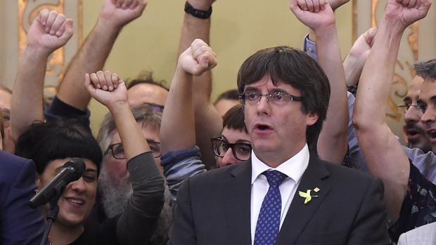 El expresidente de la Generalitat Carles Puigdemont
